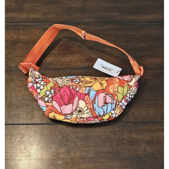 NWT Vera Bradley Ultralight Large Belt Bag Fanny Pack Crossbody Midday Garden - Picture 2 of 6